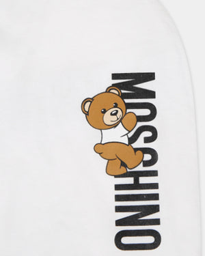 
  
    Moschino
  
 Baby White 2 Piece Gift Set