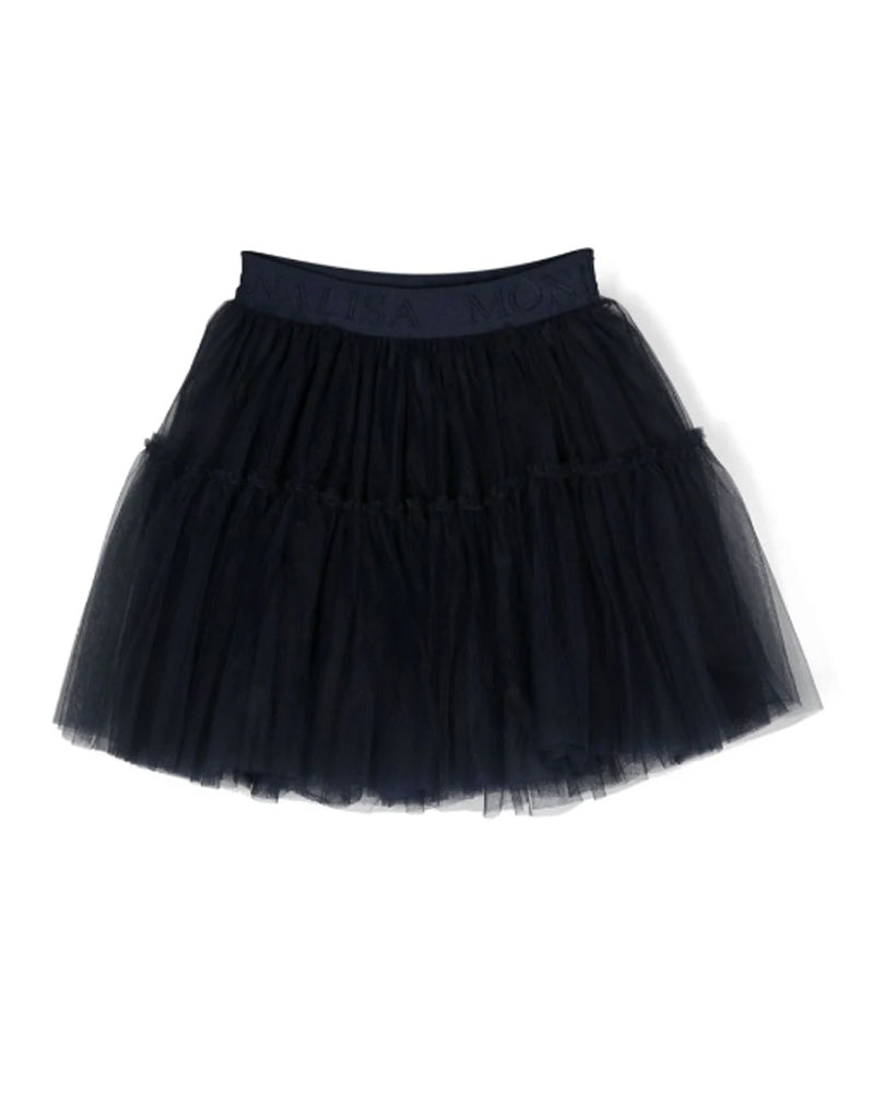 Girls Navy Tulle Skirt