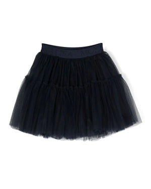 
  
    Monnalisa
  
 Girls Navy Tulle Skirt