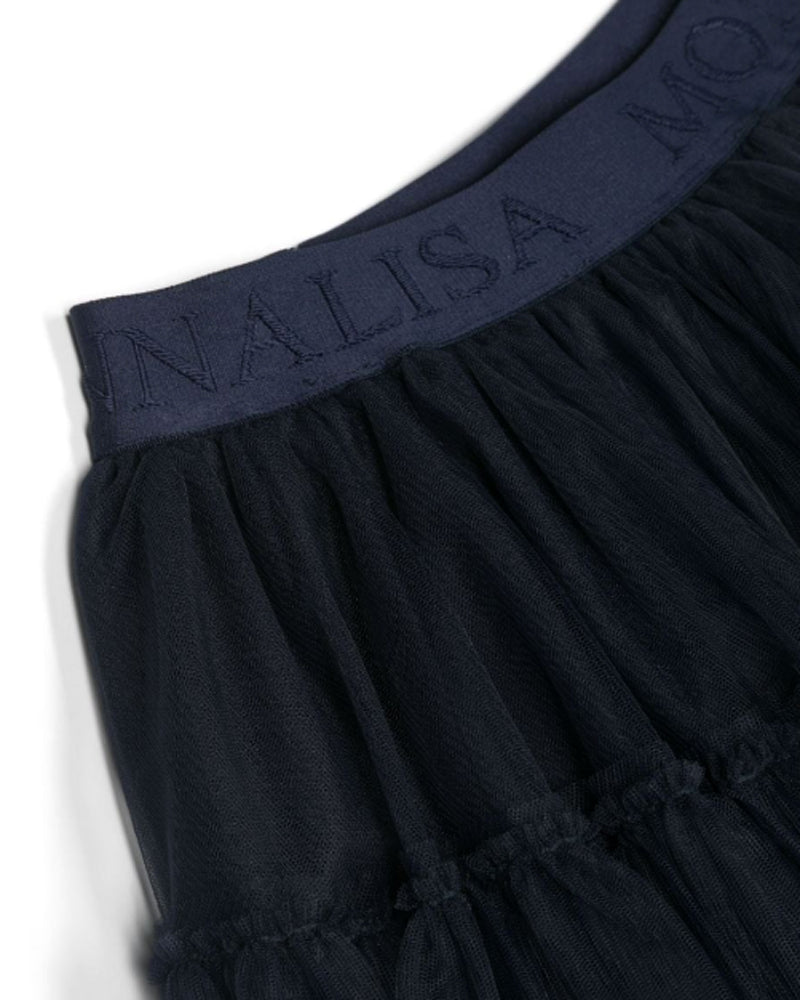 Girls Navy Tulle Skirt