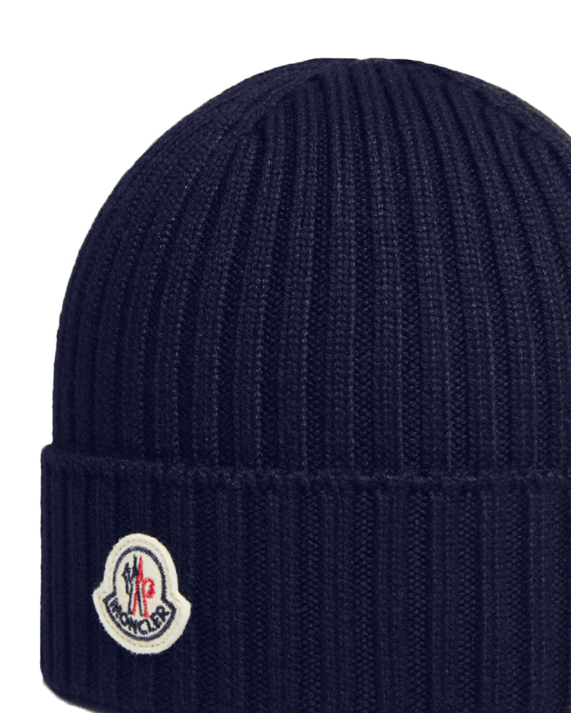 Navy Logo Knit Hat