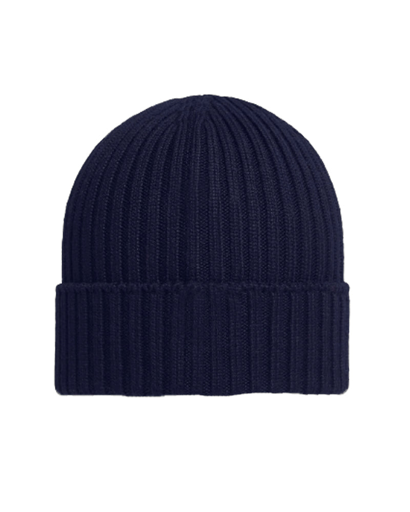 Navy Logo Knit Hat