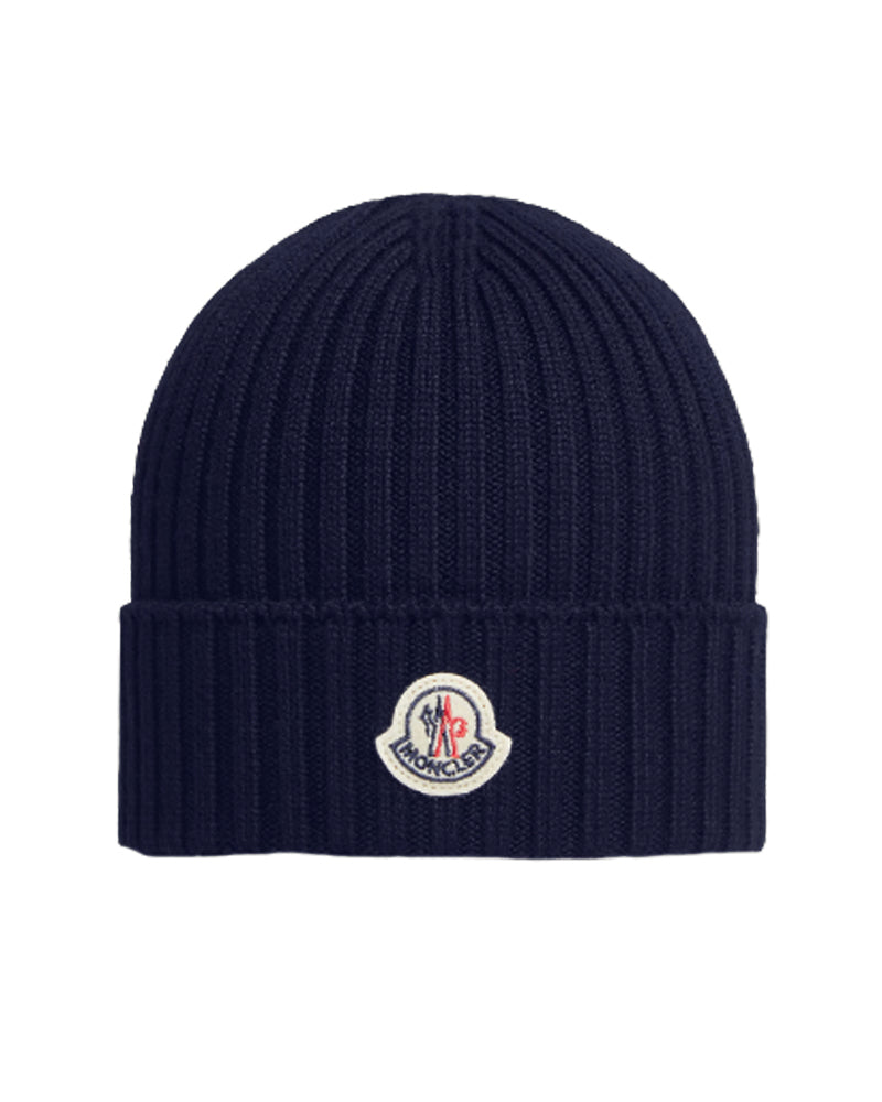 Navy Logo Knit Hat