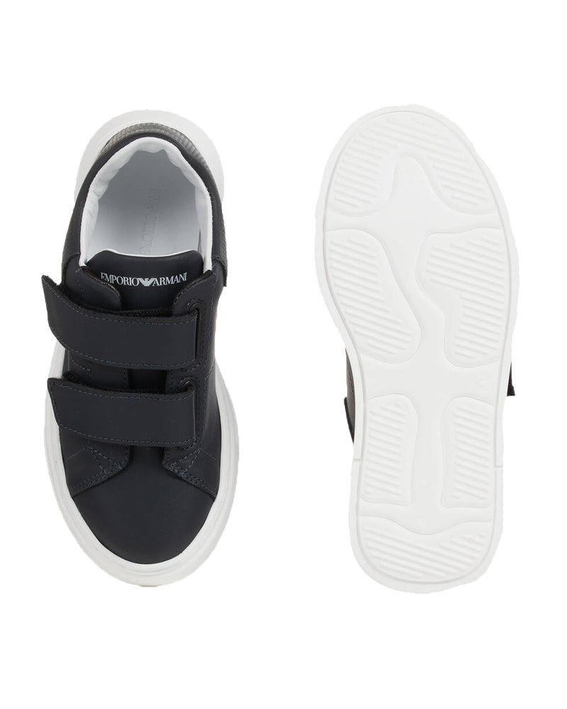 
  
    Emporio
  
    Armani
  
 Boys Navy Velcro Sneakers