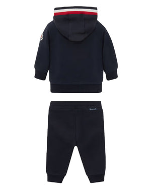 
  
    Moncler
  
    Enfant
  
 Baby Boys Navy Cotton Tracksuit