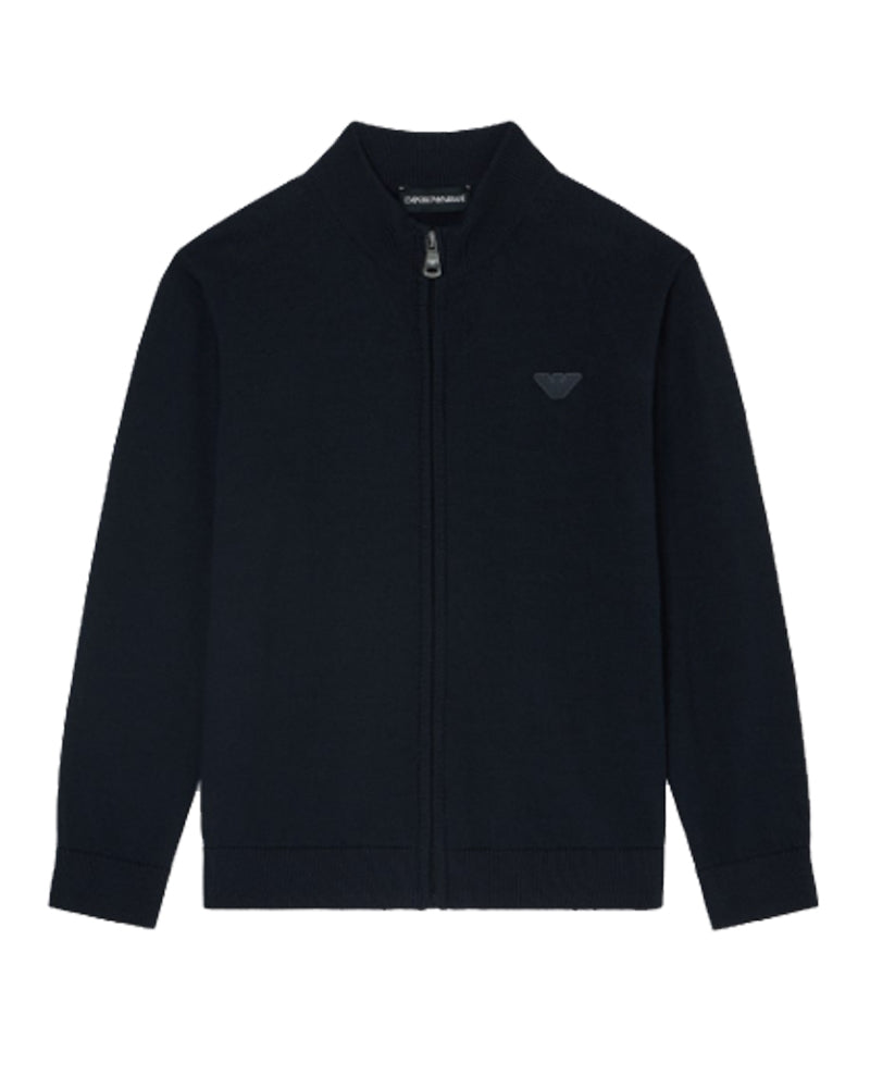 
  
    Emporio
  
    Armani
  
 Boys Navy Zip Up Cardigan