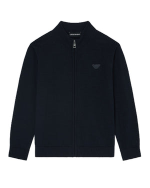 
  
    Emporio
  
    Armani
  
 Boys Navy Zip Up Cardigan