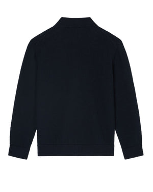 
  
    Emporio
  
    Armani
  
 Boys Navy Zip Up Cardigan