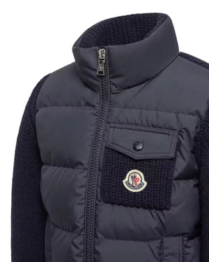 
  
    Moncler
  
    Enfant
  
 Boys Navy Wool & Cashmere Cardigan Jacket