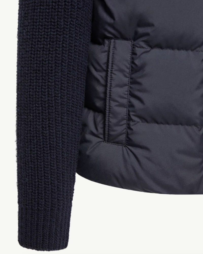 
  
    Moncler
  
    Enfant
  
 Boys Navy Wool & Cashmere Cardigan Jacket