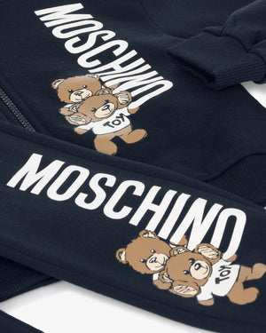 
  
    Moschino
  
 Boys Navy Bear Logo Tracksuit