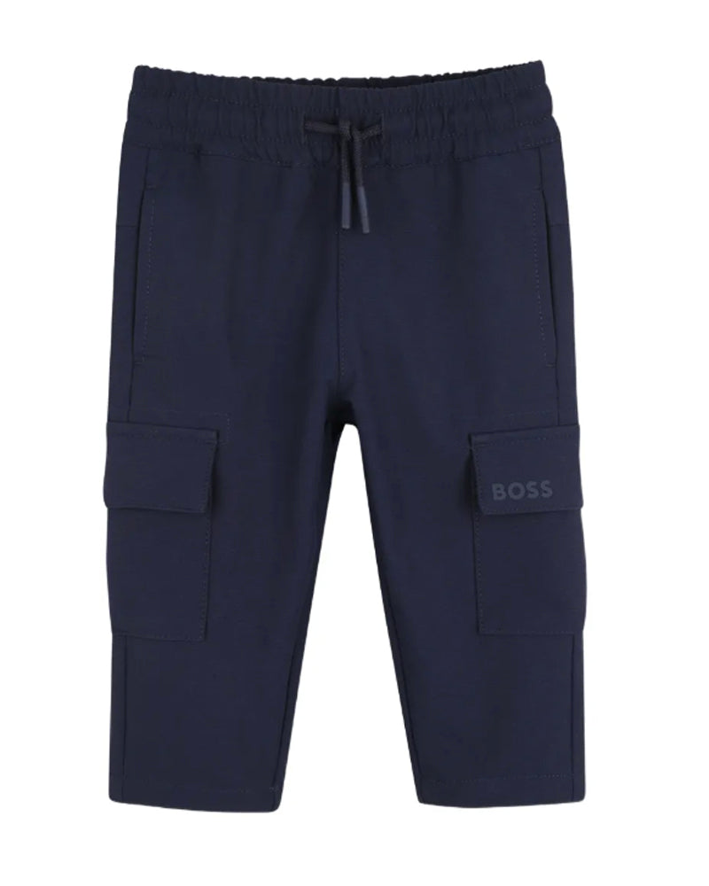 
  
    Boss
  
 Baby Boys Navy Cargo Pants