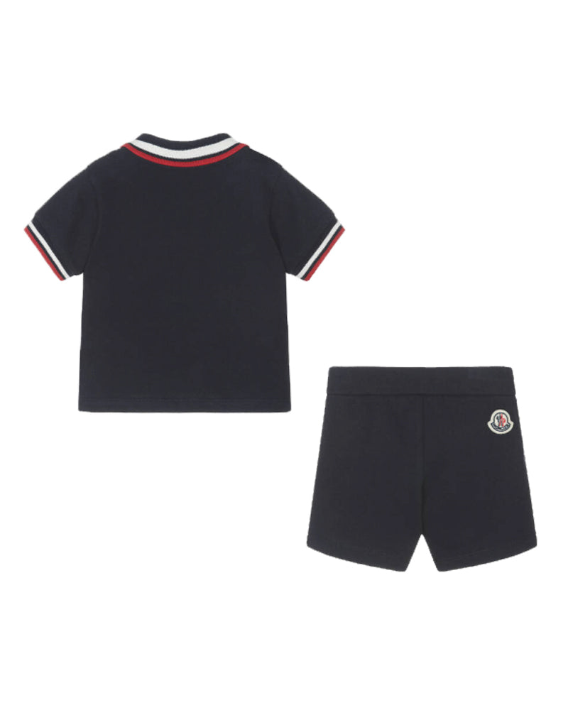 Baby Boys Navy Polo &amp; Short Set