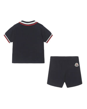 
  
    Moncler
  
    Enfant
  
 Baby Boys Navy Polo & Short Set