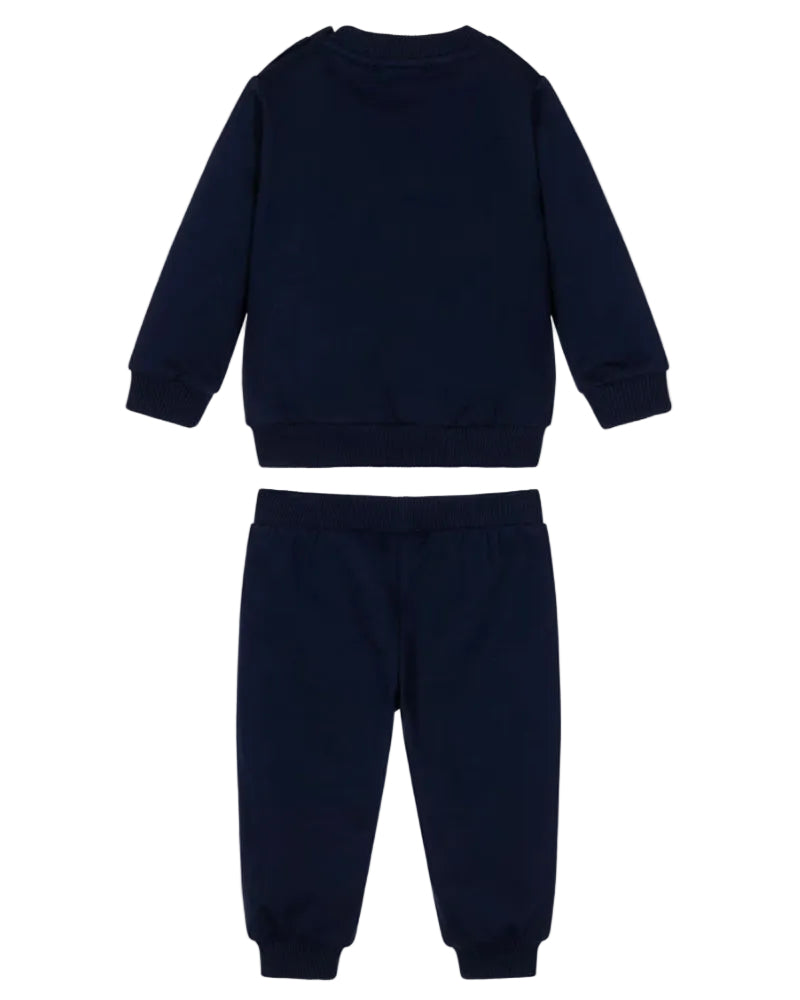 
  
    Moschino
  
 Baby Boys Navy Cotton Bear Tracksuit