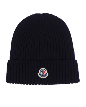 
  
    Moncler
  
    Enfant
  
 Navy Knit Hat