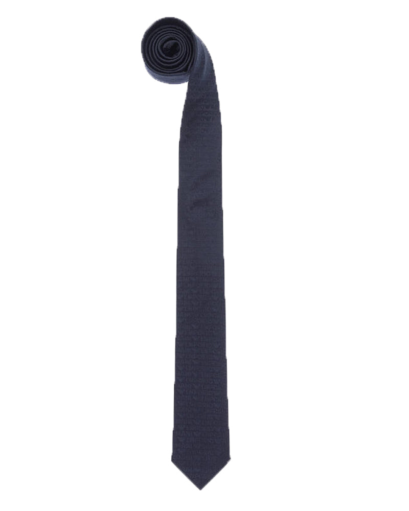 Boys Navy Silk Tie