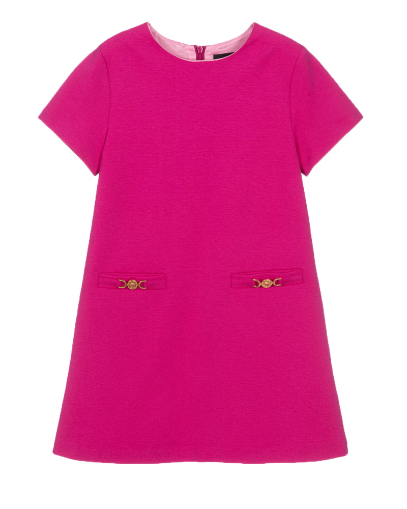 
  
    Versace
  
 Girls Fuchsia Milano Dress