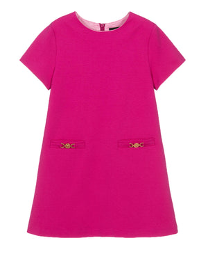 
  
    Versace
  
 Girls Fuchsia Milano Dress