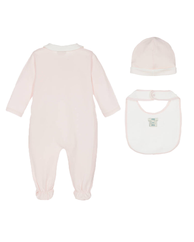 Baby Girls Pink Bear FF Gift Set