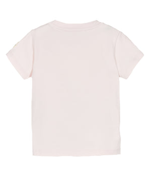 
  
    Moncler
  
    Enfant
  
 Baby Girls Pink Logo T-Shirt