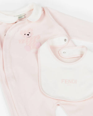 
  
    Fendi
  
 Baby Girls Pink Bear FF Gift Set