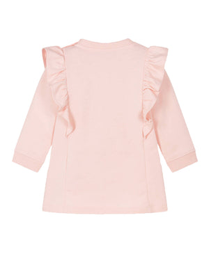 
  
    Moschino
  
 Baby Pink Ruffle Bear Dress