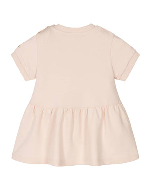 
  
    Moncler
  
    Enfant
  
 Baby Girls Pink Cotton Bear Dress