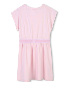 
  
    Givenchy
  
 Girls Pink Elasticated Waist Logo Dress