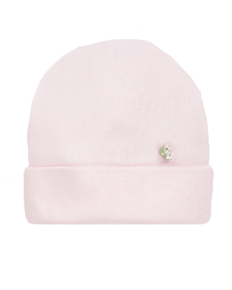 Baby Girls Pink Cotton Hat