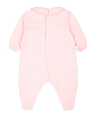 
  
    Moschino
  
 Baby Girls Pink Teddy Onesie