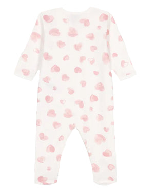 
  
    Petit
  
    Bateau
  
 Baby Girls Heart Onesie & Blanket Set