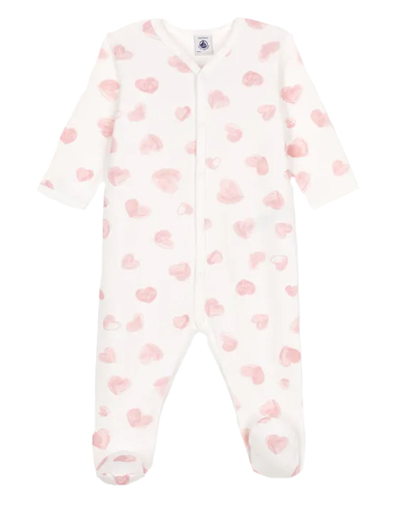 
  
    Petit
  
    Bateau
  
 Baby Girls Heart Onesie & Blanket Set
