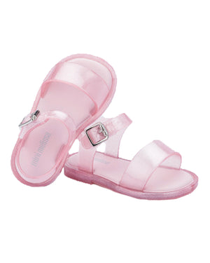 
  
    Mini
  
    Melissa
  
 Girls Pink/Glitter Mar Sandal