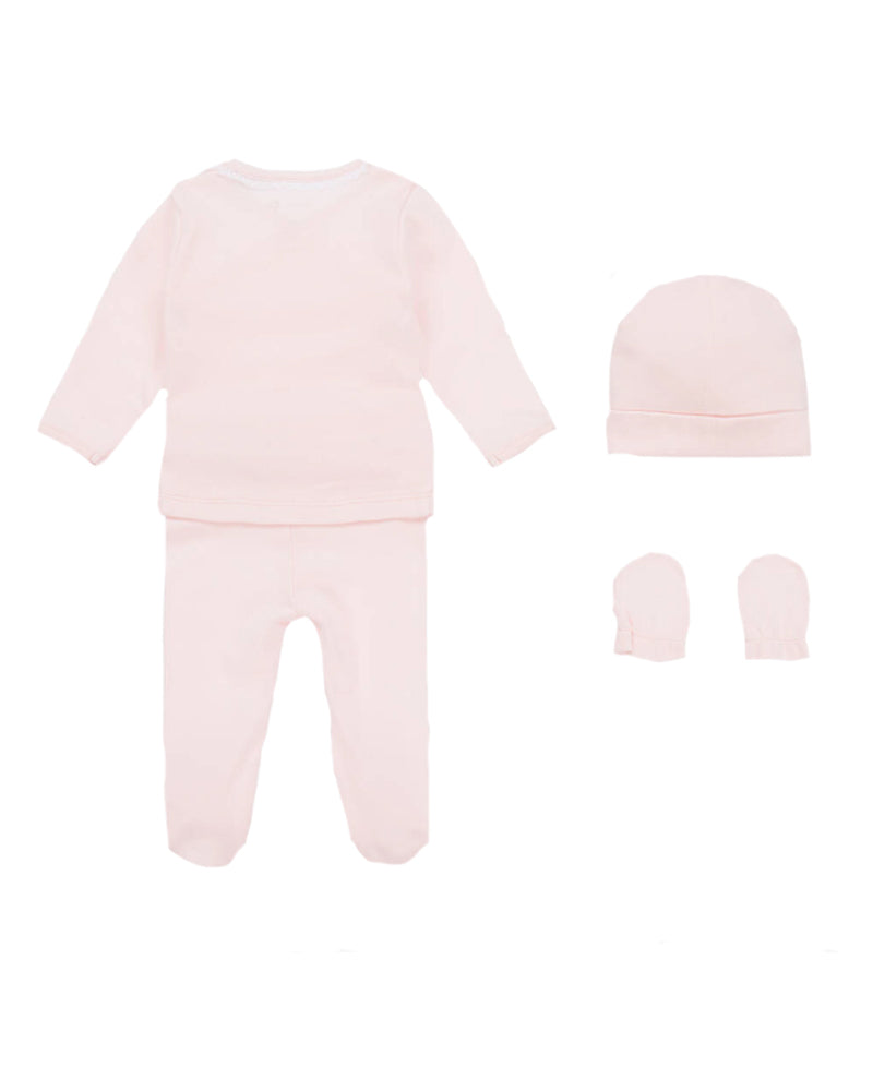 Baby Girls Pink Cotton Gift Set