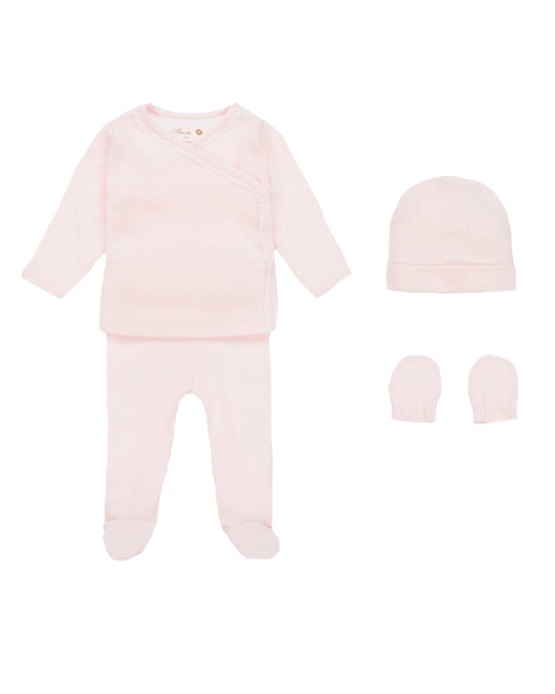 Baby Girls Pink Cotton Gift Set