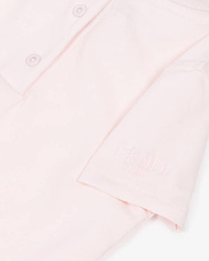 
  
    Fendi
  
 Baby Girls Pink Bear T-Shirt