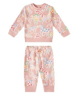 
  
    Stella
  
    Mccartney
  
    Kids
  
 Baby Girls Pink Horse Print Tracksuit