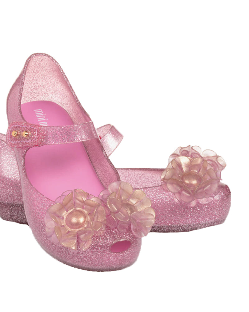 Girls Pink/Glitter Springtime Ballerina