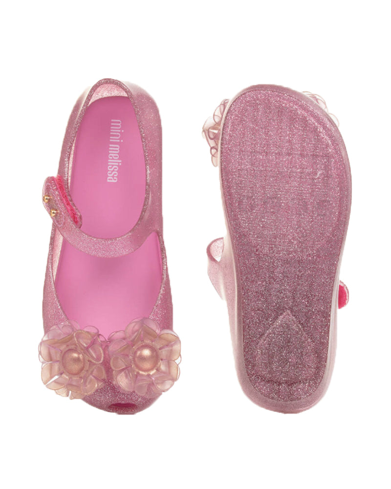 Girls Pink/Glitter Springtime Ballerina