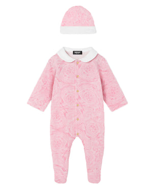 
  
    Versace
  
 Baby Girls Pink Barocco Gift Set