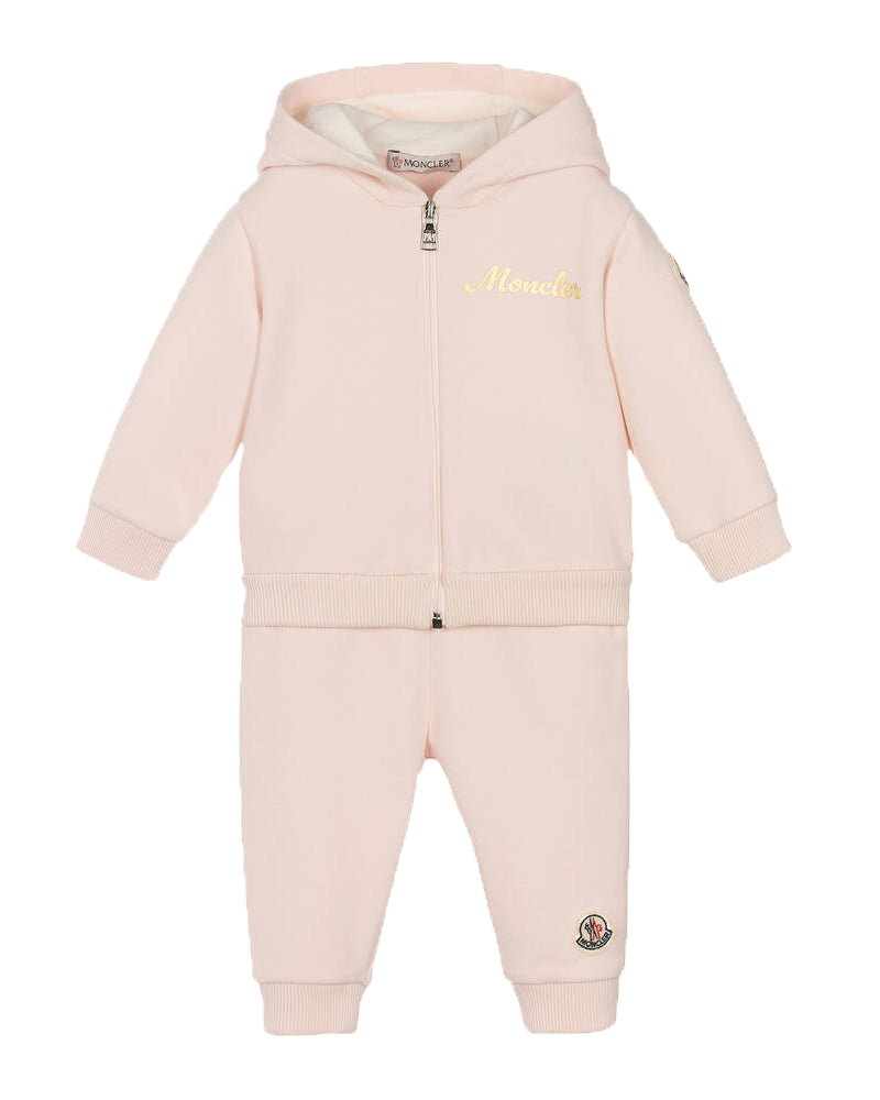 Baby Girls Pink Tracksuit