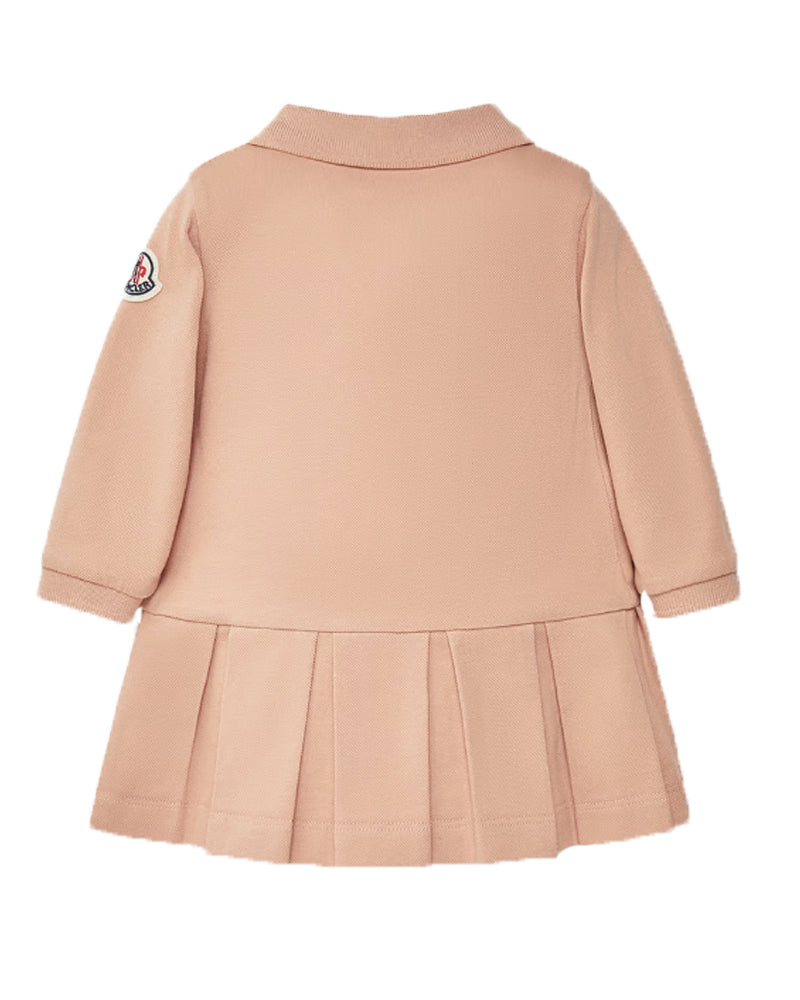 Baby Girls Pink Cotton Polo Dress