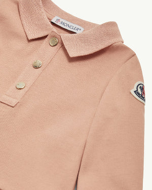 
  
    Moncler
  
    Enfant
  
 Baby Girls Pink Cotton Polo Dress