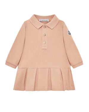 
  
    Moncler
  
    Enfant
  
 Baby Girls Pink Cotton Polo Dress