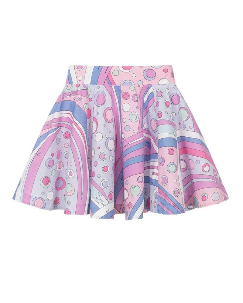 Girls Multi/Print Flare Skirt