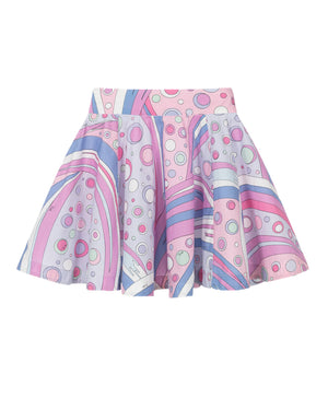 
  
    Emilio
  
    Pucci
  
 Girls Multi/Print Flare Skirt