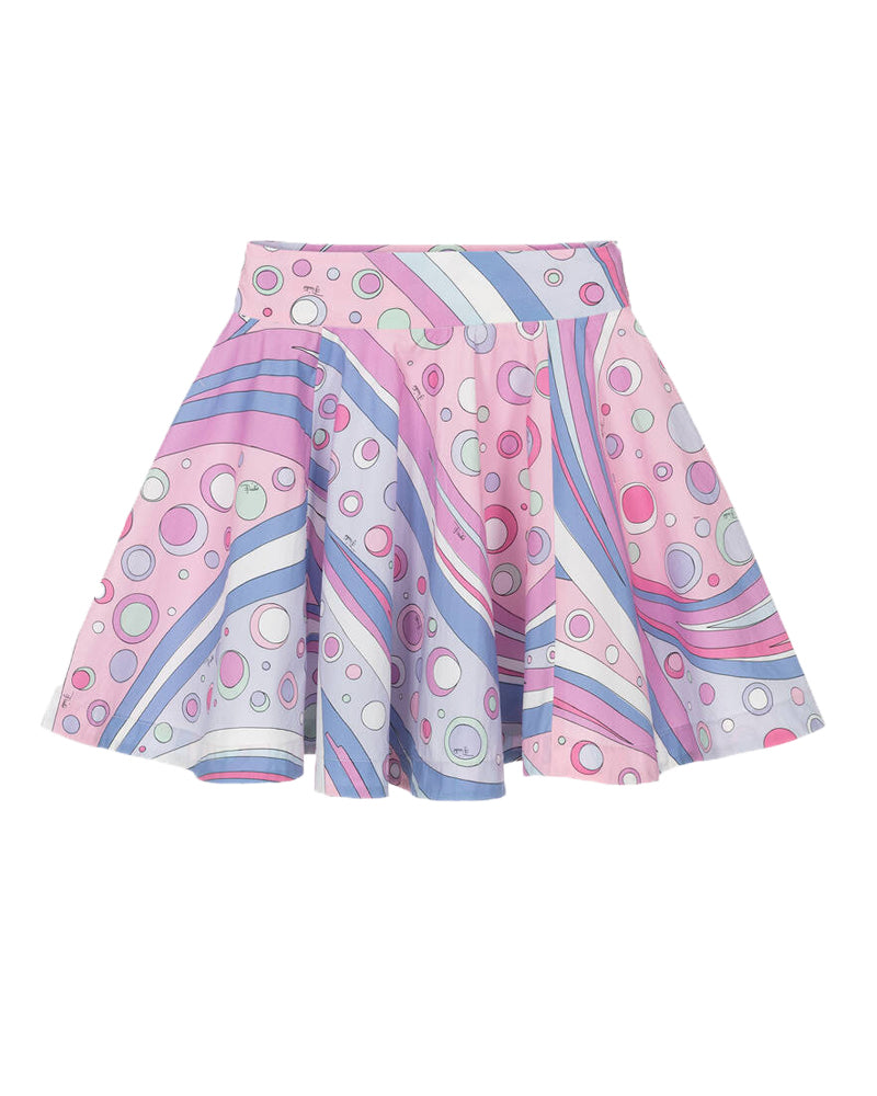 Girls Multi/Print Flare Skirt