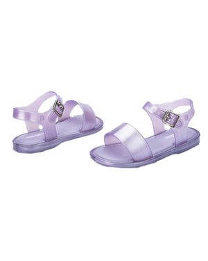 
  
    Mini
  
    Melissa
  
 Girls Purple/Glitter Mar Sandal