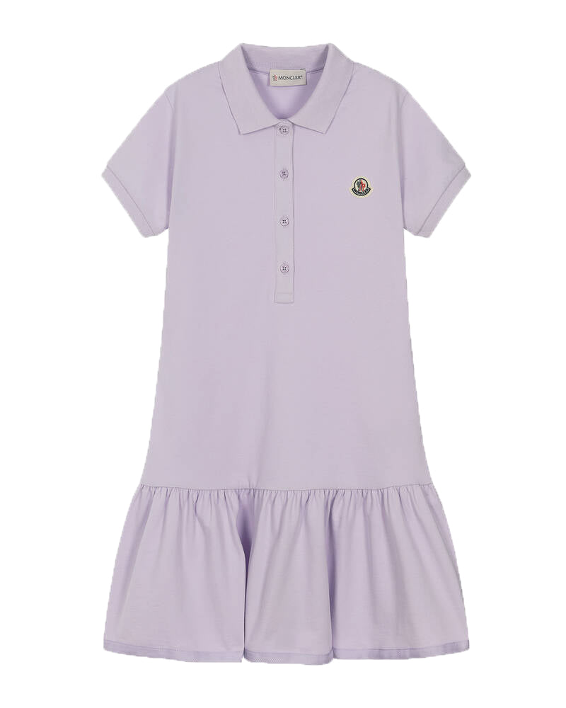 Girls Purple Polo Dress